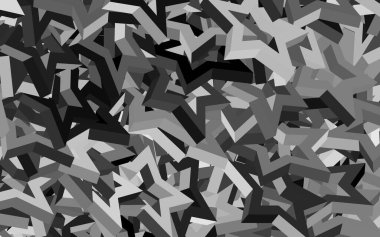 Koyu gri arkaplan çizgileri, üçgenleri var. Soyut arkaplanda renkli eğimli üçgenler. İniş sayfası için modern şablon.