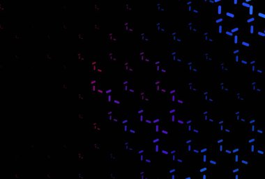 Koyu mavi, kırmızı vektör arkaplan ve düz çizgiler. Renkli çubuklarla, soyut çizimler. Meşgul web siteleriniz için şablon.