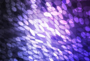 Kabarcıklı koyu mor vektör arkaplan. Bulanık yağmur damlaları olan soyut bir çizim. Fütürist reklamlar ve kitapçıklar için şablon.