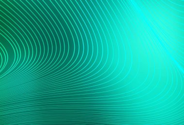 Açık yeşil çizgili bir şablon. Soyut ve gradyan renkte renkli çizimler. İşiniz için en iyi tasarım.
