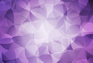 Memphis şekilli açık mor vektör arkaplan. Modern tarzda değişen renkli kaotik formlar. Bir cep telefonu için arka plan.