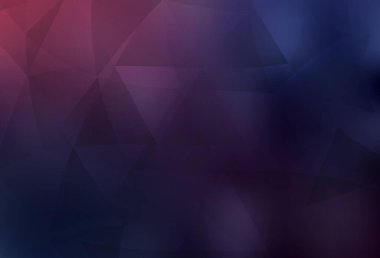 Koyu mor vektör üçgen mozaik doku. Gradyanı olan üçgen geometrik örnek. Broşürünüz için yepyeni bir tasarım..