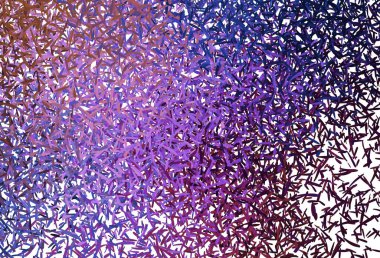 Açık mavi, renkli çizgileri olan kırmızı vektör dokusu. Keskin çizgili parlak renkli çizimler. Reklam, kitapçıklar, broşürler için desen.