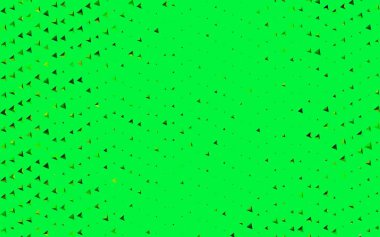 Koyu yeşil, sarı vektör arka planı ve çokgen tarzı. Üçgenli soyut gradyan çizimi. Duvar kağıtları için zarif tasarım.