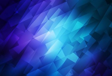 Koyu pembe, çizgileri, dikdörtgenleri olan mavi vektör düzeni. Renkli dikdörtgenlerle modern soyut çizimler. İş ilanınız için akıllı tasarım.