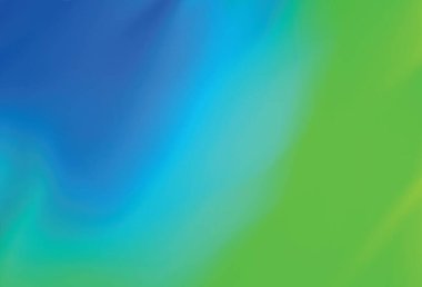 Açık mavi, yeşil vektör soyut bulanık arkaplan. Görüntü tarzında tamamen yeni bir renkli çizim. İşiniz için yepyeni bir tasarım..