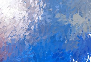 Açık mavi, rastgele şekilli sarı vektör deseni. Soyut tarzda rengarenk gradyan şekilleri olan bir resim. Duvar kağıtları için zarif tasarım.