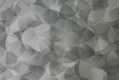 Light Gray vektör mozaik şablonu. Soyut ve üçgenli renkli çizimler. İş tasarımınız için yepyeni bir tarz.