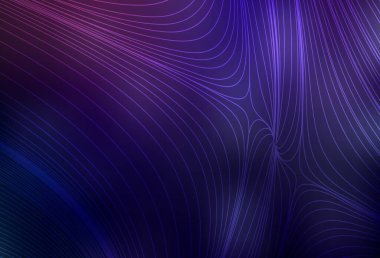 Tekrarlanan çubuklu koyu mor vektör şablonu. Soyut şablon üzerinde çizgileri olan renkli, parlak bir illüstrasyon. İş ilanınız için akıllı tasarım.