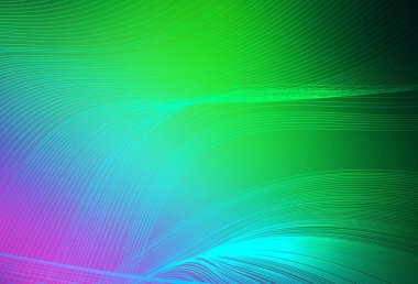 Açık pembe, yeşil vektör renkli bulanık fon. Soyut renkli gradyan çizimi. İşiniz için yeni tasarım.