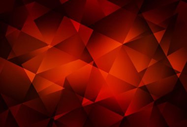 Koyu kırmızı vektör eğimli üçgen desen. Üçgenli modern soyut çizim. Pankartın için tamamen yeni bir şablon.