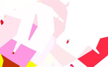 Açık yeşil, altıgen şeklinde kırmızı vektör şablonu. Altıgenli soyut bir tasarım. Marka kitabınız için yeni şablon.