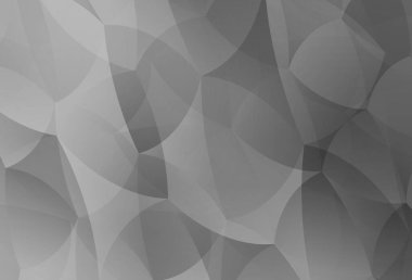 Üçgen biçiminde açık gri vektör dokusu. Renkli üçgenlerin olduğu bir resim. Bir cep telefonu için arka plan.