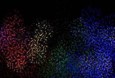 Tekrarlanan çubuklarla koyu renkli vektör şablonu. Bulanık arkaplanda gradyanı olan çizgiler. Güzel geçmişiniz için şablon.