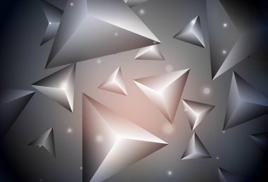 Çokgen şekilli koyu kırmızı vektör deseni. Soyut arkaplanda renkli eğimli üçgenler. İniş sayfası için modern şablon.