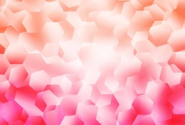 Açık pembe vektör üçgen çizimi. Zarif üçgenleri olan soyut çizimler. Web siteniz için çokgen tasarım.