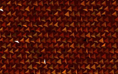 Koyu kahverengi vektör arkaplanı çizgiler, üçgenler. Üçgenli soyut gradyan çizimi. İşiniz için en iyi akıllı tasarım.