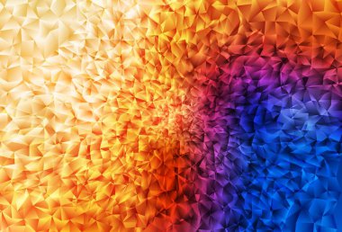 Açık mavi, sarı vektör çokgen desen. Üçgenli modern soyut çizim. Marka kitabınız için yeni şablon.