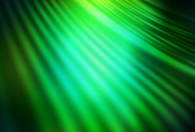 Koyu yeşil vektör bulanık ve renkli desen. Parlak renkli bir illüstrasyon. İş tasarımınız için yeni biçim.