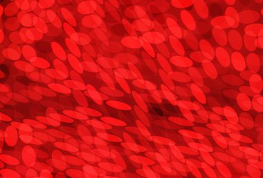 Dairesel açık kırmızı vektör şablonu. Bulanık dekoratif tasarım baloncuklu soyut tarzda. Fütürist reklamlar ve kitapçıklar için şablon.