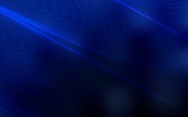 Düz çizgili koyu mavi vektör arkaplan. Çizgilerle modern geometrik soyut çizim. Reklamınız, posteriniz, afişiniz için en iyi tasarım.