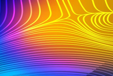 Açık mavi, kırmızı vektör arkaplan ve düz çizgiler. Soyut şablon üzerinde çizgileri olan renkli, parlak bir illüstrasyon. İş ilanınız için akıllı tasarım.