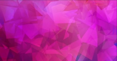 4K açık mor, pembe çokgen video görüntüleri.