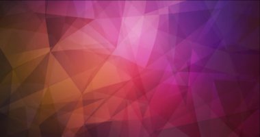4K çokgen malzemeli koyu pembe, kırmızı video.