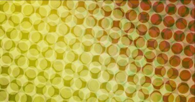 Açık yeşil 4K döngüsü, daireli kırmızı video görüntüsü.