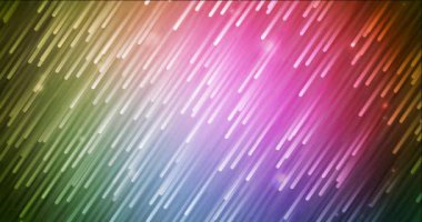 4K döngü koyu pembe, keskin çizgileri olan yeşil animasyon.