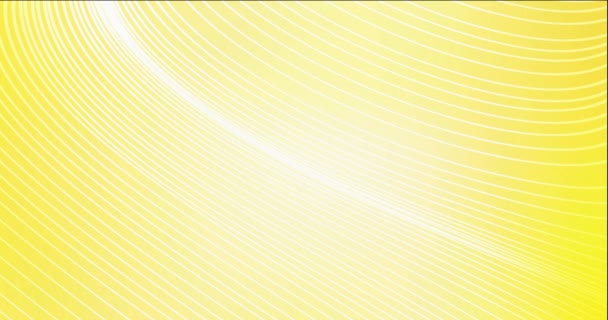 Imágenes de vídeo amarillo claro en bucle 4K con líneas planas. — Vídeos de Stock