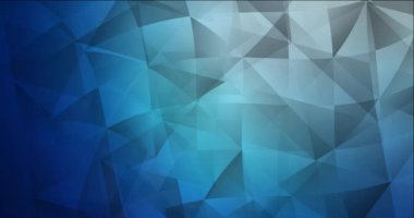 Koyu mavi çokgen video örneği 4K döngüsü.