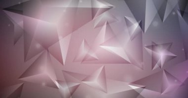 4K koyu pembe, kırmızı çokgen akış videosu.