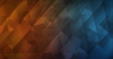 4K döngü koyu mavi, sarı animasyon kare biçiminde.