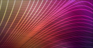 4K döngü koyu pembe, keskin çizgileri olan sarı animasyon.