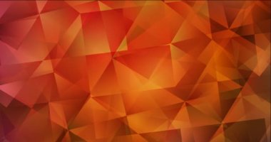 4K döngü koyu kırmızı çokgen akış videosu.