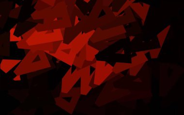 Üçgenli koyu kırmızı vektör arkaplan. Renkli üçgenli modern soyut illüstrasyon. İniş sayfası için modern şablon.