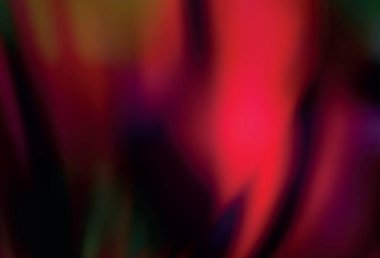 Koyu yeşil, kırmızı vektör parlak şablonu bulanıklaştırdı. Eğilimli zarif, parlak bir çizim. Çalışmalarınız için akıllı tasarım.