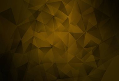 Koyu turuncu vektör düzeni çizgiler, üçgenler. Soyut arkaplanda renkli eğimli üçgenler. İniş sayfası için modern şablon.