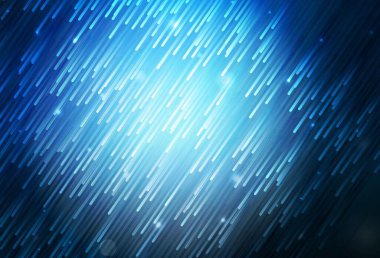 Düz çizgileri olan koyu mavi vektör arkaplan. Çizgilerle modern geometrik soyut çizim. Güzel geçmişiniz için şablon.