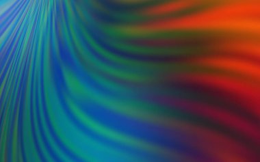 Açık mavi, kırmızı vektör soyut parlak desen. Gradyan tasarımlı, soyut, ışıltılı çizimler. Web siteniz için bulanık tasarım.