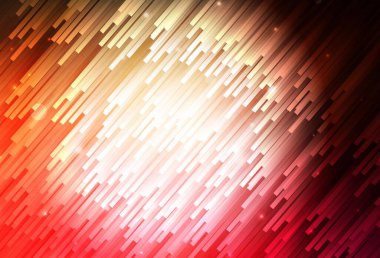 Koyu kırmızı, renkli çizgileri olan sarı vektör dokusu. Çizgilerle modern geometrik soyut çizim. Meşgul web siteleriniz için şablon.