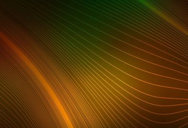 Koyu yeşil, sarı vektör parlak şablonu bulanıklaştırdı. Yaratıcı illüstrasyon, yarım tonlu ve eğimli. Web siteniz için bulanık tasarım.