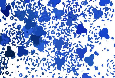 Soyut biçimlerde hafif BLUE vektör dokusu. Soyut tarzda rengarenk gradyan şekilleri olan bir resim. Kartvizitiniz için modern tasarım.