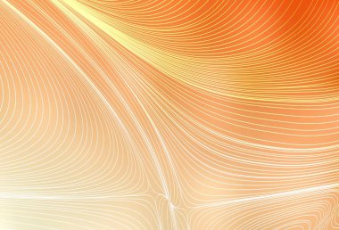 Düz çizgileri olan hafif turuncu vektör arkaplanı. Keskin çizgili parlak renkli çizimler. Reklam, kitapçıklar, broşürler için desen.