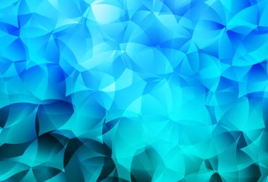 Hafif BLUE vektörü düşük polimer arkaplan. Çokgen şekilli bir örnek. Cep telefonunun arka planının şablonu.