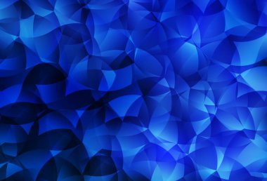 Işık Mavisi vektör soyut mozaik arkaplan. Çokgen tarzda tamamen yeni bir renk çizimi. Marka kitabınız için yeni şablon.