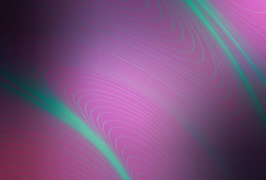 Açık Mor, pembe çizgili vektör düzeni. Alnında çizgiler olan soyut bir çizim. Tasarımınız için desen.