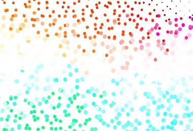 Açık yeşil, kaotik şekilli kırmızı vektör şablonu. Rastgele şekillerle soyut tarzda dekoratif tasarım. İşiniz için en iyi akıllı tasarım.