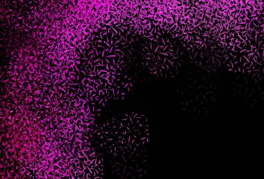 Düz çizgileri olan koyu pembe vektör düzeni. Soyut şablon üzerinde çizgileri olan renkli, parlak bir illüstrasyon. Reklamlar, posterler, afişler için desen.